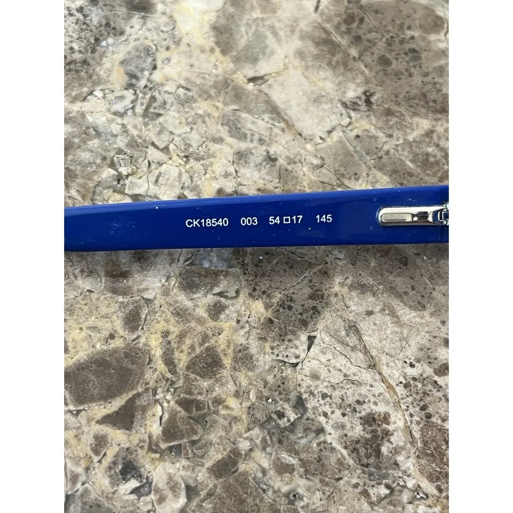 Men Calvin Klein CK18540 003 Blue/Black Square Designated Eyeglasses 54-17-145